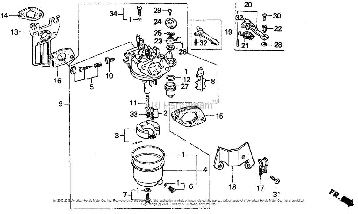 Exploring The Carburetor Linkage Diagram Of The Honda GX160 Engine