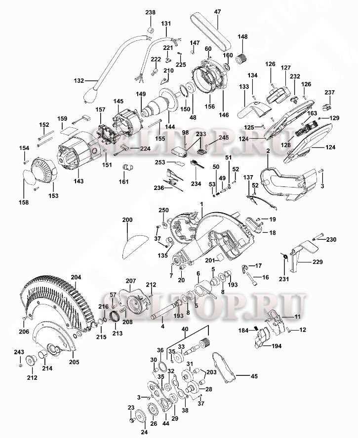 Dewalt Dws Parts Diagram A Visual Guide To Understanding Your Saw