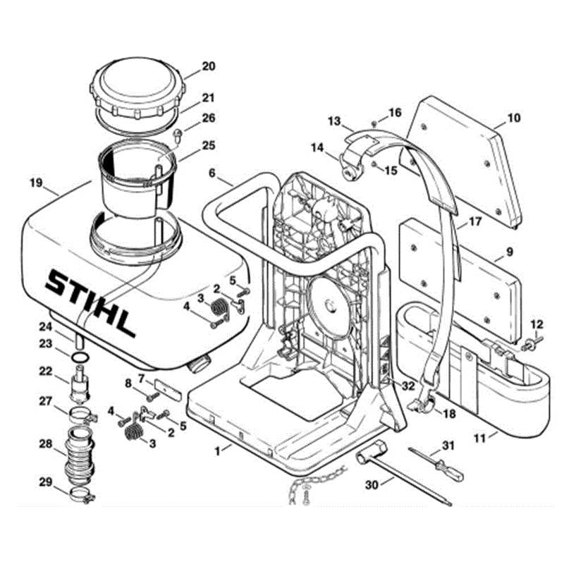 Diagram Of Stihl Br Parts